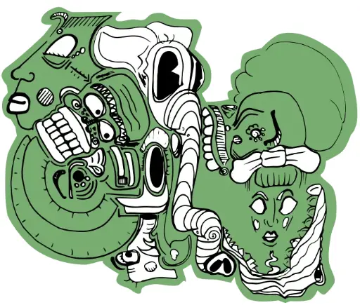 elephant and other faces